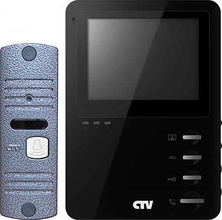 CTV DP1400M (Black) Комплект цветного видеодомофона